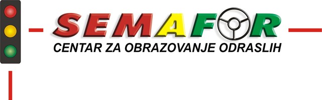 Logo CENTAR ZA OBRAZOVANJE ODRASLIH SEMAFOR